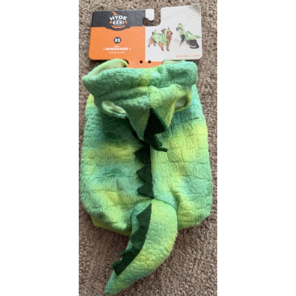 Hyde & Eek Dinosaur Dino Pet Costume size XS - Dog/Cat - NEW